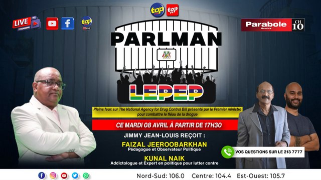 Parlman Le Pep: Jimmy Jean-Louis reçoit Faizal Jeeroobarkhan et Kunal Naik