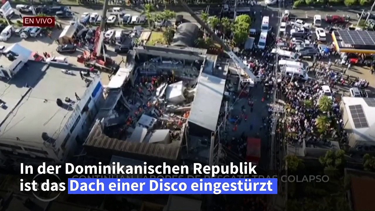 Dom Rep: Mindestens 27 Tote bei Einsturz von Disco-Dach