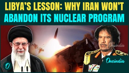 Why Iran Won’t Abandon Its Nuclear Program | The Gaddafi Mistake Explained
