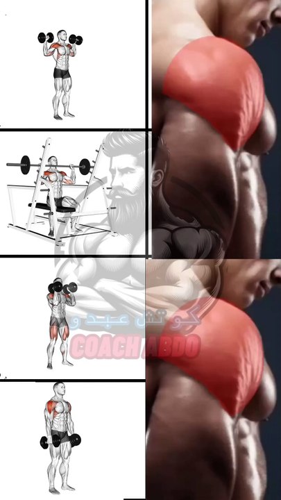 تمارين كتفShoulder Exercises 🔥 The best shoulder exercises to build muscle and increase strength | Shoulder Workout 💪