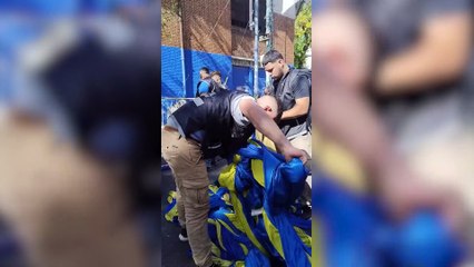 Demoraron a más de 100 "trapitos" durante el partido entre Boca y Barracas Central