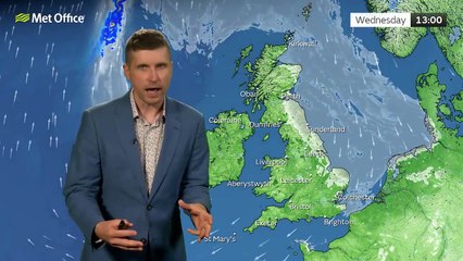 Met Office Tuesday Evening Weather Forecast 08/04/2025