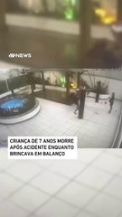 VIDEO: ¡Le cayó un pilar! Niña falleció cuando columpiaba en el edificio donde vivía