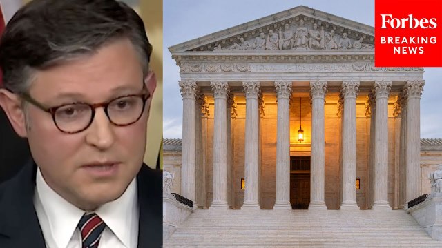 Speaker Mike Johnson Responds To Supreme Court Decision On Trump Deportations