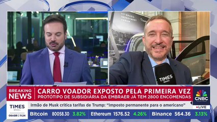 EXCLUSIVO: carro voador da Embraer é exposto pela 1ª vez no Brasil