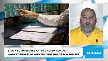 Stock Futures Rise After Choppy Day as Market Ends Flat and Traders Brace for Tariffs