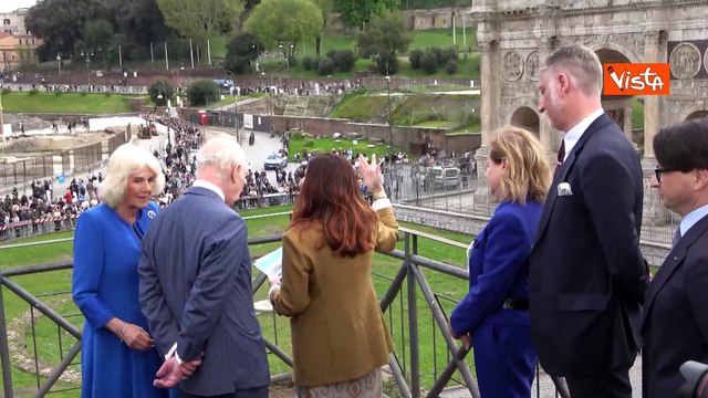 Re Carlo e la Regina Camilla visitano il Colosseo con una guida d'eccezione, Alberto Angela