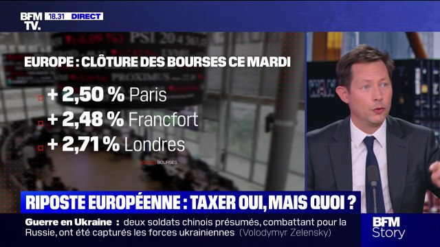Droits de douane américains: Il faut que ça s'arrête, car cette folie est en train de mettre en danger l'économie de nos pays , affirme François-Xavier Bellamy (LR)