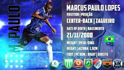 MARCUS PAULO ⚽ Center-Back | Zagueiro ⚽ Highlights 2025