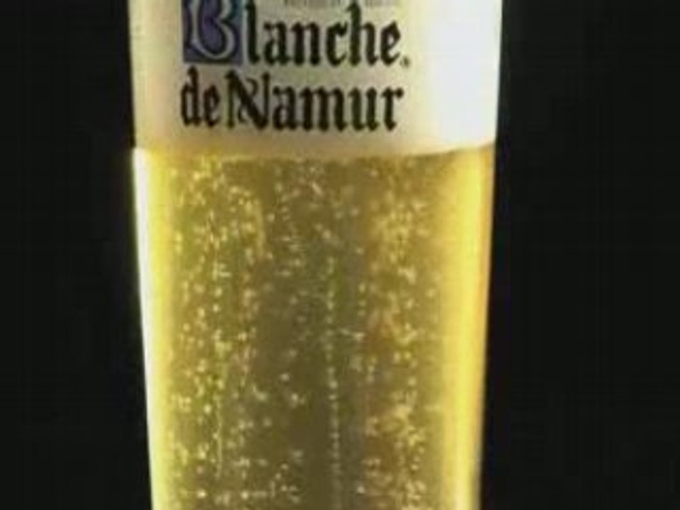 bière blanche de namur et son verre