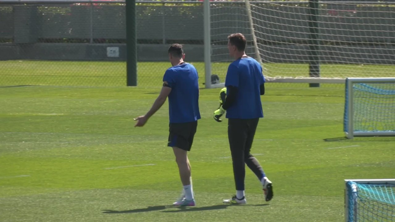 FC BARCELONA, último ENTRENAMIENTO antes de recibir al BORUSSIA DORTMUND en CHAMPIONS LEAGUE