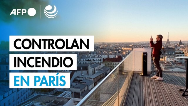 Controlado el espectacular incendio en un centro de desechos de París