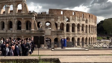 King Charles and Queen Camilla Visit the Colosseum During State Visit to Italy