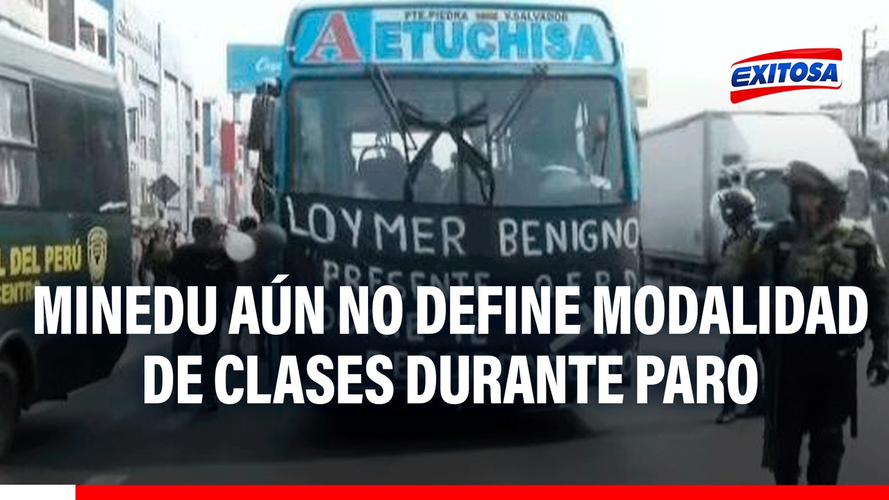 Minedu aún no define modalidad de clases durante paro del 10 de abril: "Veremos cómo evolucionan las conversaciones"