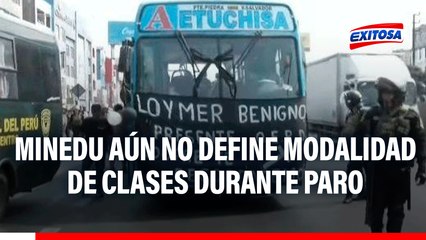 Minedu aún no define modalidad de clases durante paro del 10 de abril: "Veremos cómo evolucionan las conversaciones"