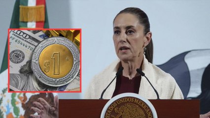 Claudia Sheinbaum niega caída del peso por aranceles de Trump