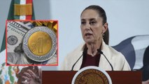 Claudia Sheinbaum niega caída del peso por aranceles de Trump
