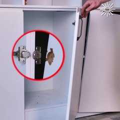 Simple hinge fix for perfect cabinets