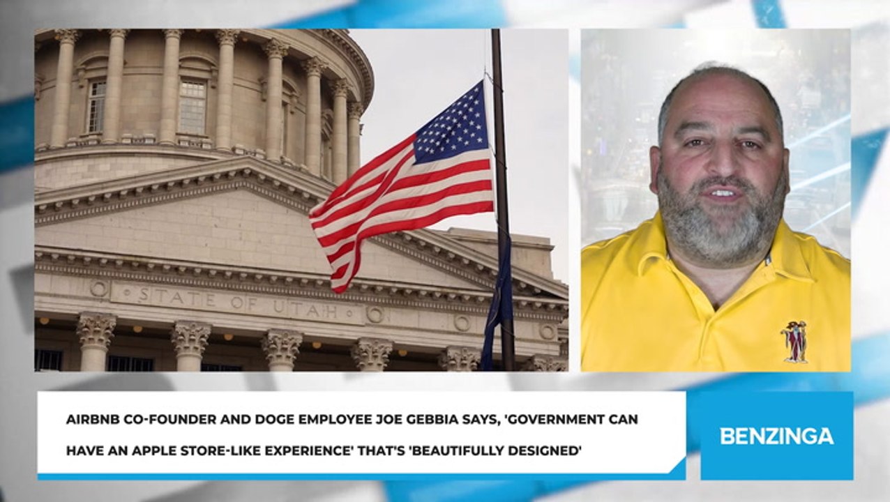 Airbnb Co-Founder And DOGE Employee Joe Gebbia Says, 'Government Can Have An Apple Store-Like Experience' That's 'Beautifully Designed'