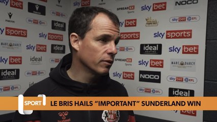 Régis Le Bris hails “important” Sunderland win over West Brom