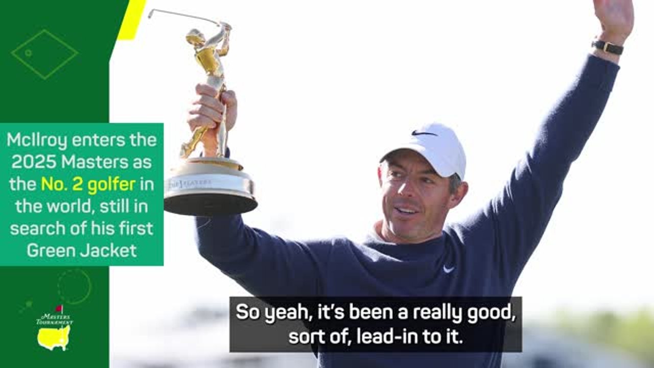 Rory McIlroy confident ahead of The Masters after strong start to season