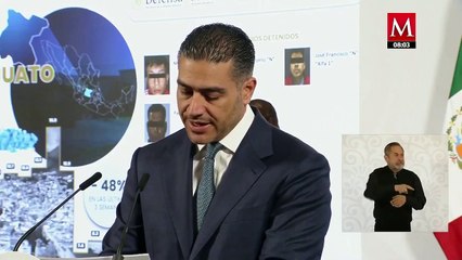 Harfuch explica que homicidios dolosos en Guanajuato disminuyen 48% tras estrategia