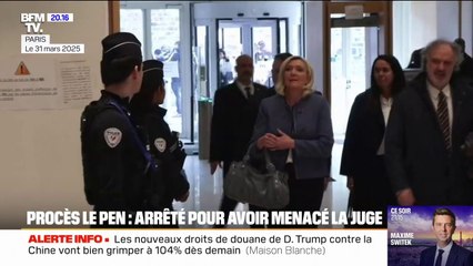 Marine Le Pen condamnée: ce que l'on sait de l'homme placé en garde à vue pour avoir menacé la juge