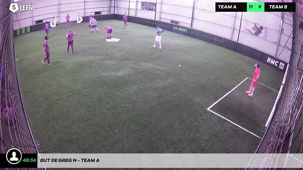 But de Greg N - Team A