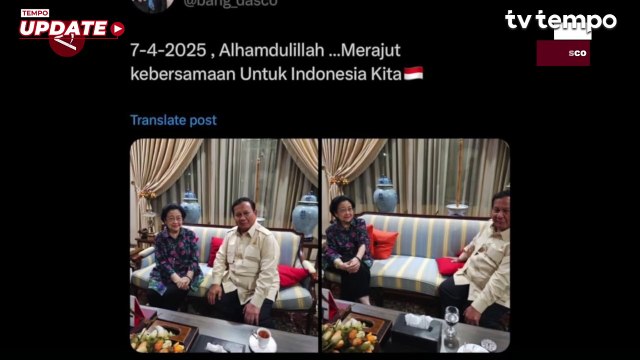Dasco Benarkan Prabowo Temui Megawati di Teuku Umar