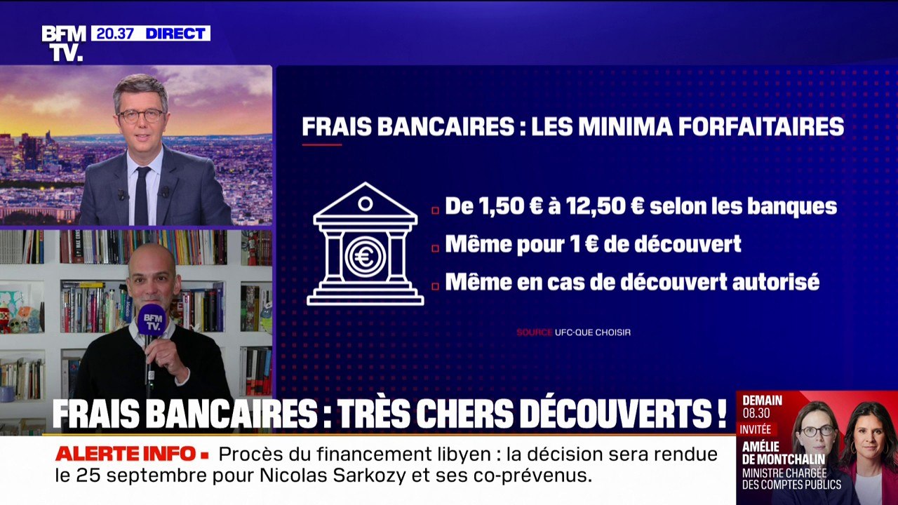 LE DOSSIER DU 20H - Frais bancaires: des petits découverts qui coûtent très cher