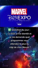 Question du jour D23 ❓