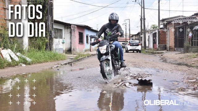 Moradores denunciam a precariedade da rua Cavalcante, em Ananindeua