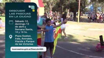 Pascuas en la Ciudad: un parque temático y actividades en plazas para compartir en familia