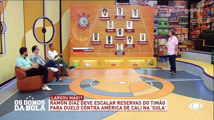 Confira a provável escalação do Corinthians contra o América de Cali, na Sul-Americana