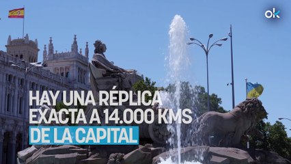 Poca gente lo sabe, pero la Cibeles no es sólo madrileña: hay una réplica exacta a 14.000 kms de la capital