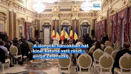 Orosz oldalon harcoló kínai katonákat fogtak el - közölte Zelenszkij