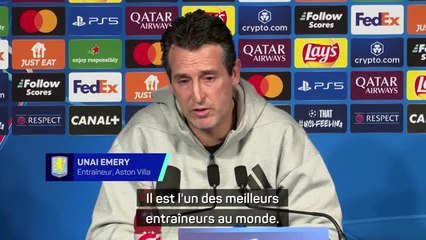 Aston Villa - Emery : "Luis Enrique est l'un des meilleurs entraîneurs au monde"