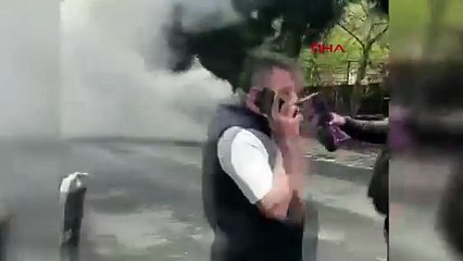 Avcılar'da caddeyi duman kapladı