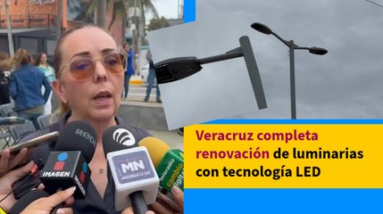 Veracruz completa renovación de luminarias con tecnología LED