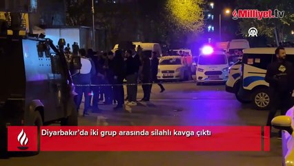Silahlı kavgada 1’i polis 3 kişi yaralandı