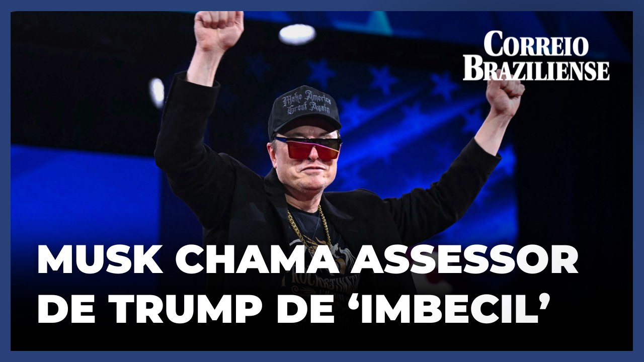 Elon Musk chama publicamente principal assessor comercial de Trump de ‘imbecil’