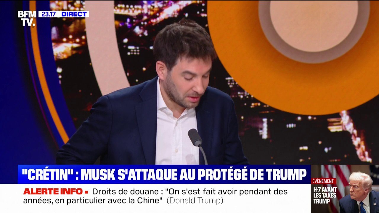 L'ŒIL DE RAPHAËL - "Crétin": qui est Peter Navarro, conseiller au commerce de Donald Trump, ciblé par Elon Musk ?
