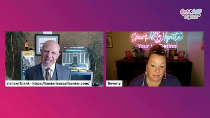 Spark and Ignite Your Marketing Podcast. Host Beverly Cornell sits down with Richard Blank