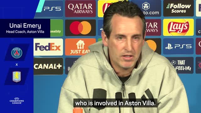 Emery looking forward to challenge against 'favourites' PSG