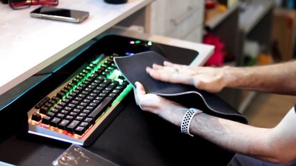 El MOUSEPAD XXL rgb más EPICO (con CARGADOR INALAMBRICO)