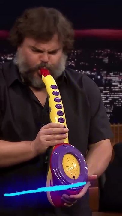 Jack Black performs his legendary Sax-A-Boom!