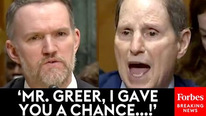 'You've Offered A Lot Of Word Salad': Ron Wyden Excoriates Trump Trade Rep To His Face Over Tariff Chaos