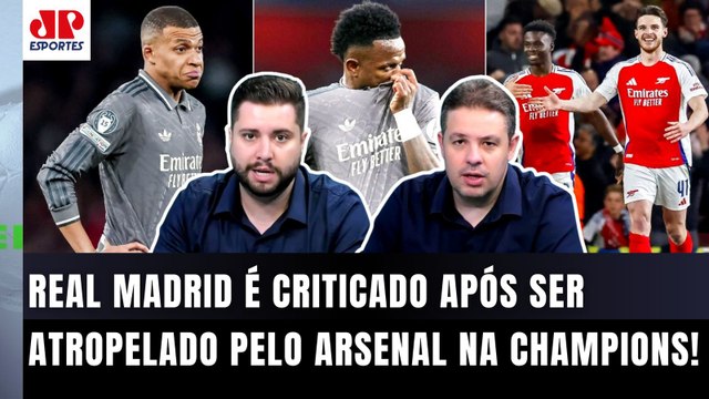 O Real Madrid LEVOU UMA SURRA, cara! FOI ESMAGADO pelo Arsenal e... 3 a 0 na Champions CHOCA???