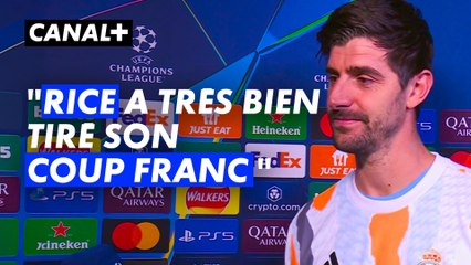 La réaction de Thibaut Courtois après Arsenal / Real Madrid - Ligue des Champions 2024/25