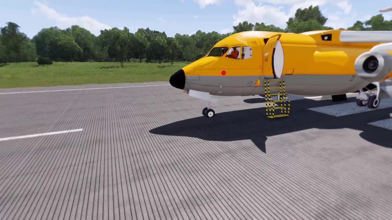 RJ-85T Flugzeug fliegen in Arma3